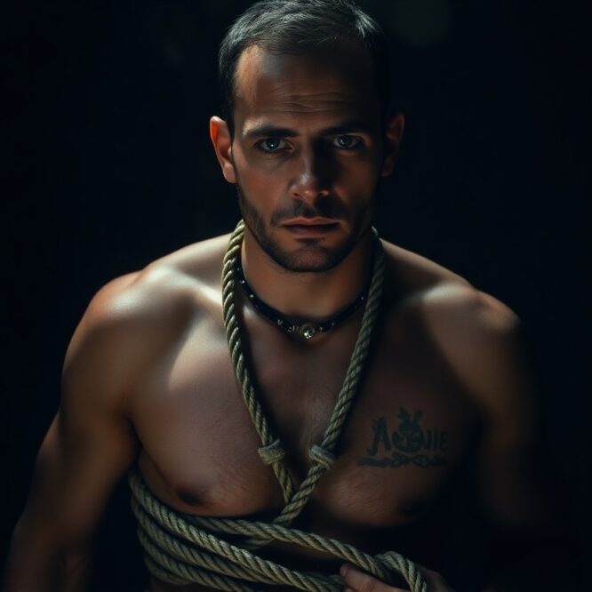 Nackt! Gefesselt! Gedemütigt! Sklave Konrad hat sein zweites Sklavencasting erlebt!